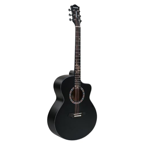 Kadence FR77BK Frontier 40 inch Acoustic Guitar | Grand Auditorium